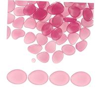 EXHUMKY 100pcs Glow The Dark Aquarium Pebbles Night Light Decorative Stones for Fish Tank Water Gardens and Flower Arrangements Safe for Freshwater Environments