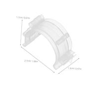 EXHUMKY 100pcs Silicone Bobbin Clips Sewing Thread Clip Tool Bobbin Clamps Retaining Rings for Thread Spool Organizing Prevent Tangles for Sewing Machines