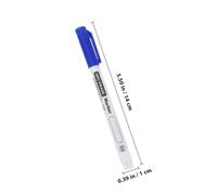 EXHUMKY 10pcs Blue 0.5mm Fine Tip Dry Erase Whiteboard Markers, School and Office Classroom Marking Pens, Easy Wipe Non-toxic Teacher Marker Pens for Education and Meeting Use