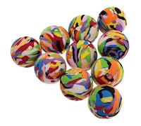 EXHUMKY 10pcs Colorful Eva Foam Cat Teaser Balls Micro Elastic Safe Durable Pet Supplies for Indoor Play Engaging Fun for Cats Prevents Destructive Behavior