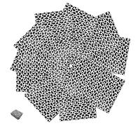 EXHUMKY 10pcs Cow Print Decorative Wrapping Paper Stylish Festival Packaging for Parties Boxes Cake Boxes with Durable Black and White Cow Pattern