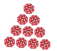 EXHUMKY 10pcs Gate Valve Handle Durable Spigot Wheel Handle for Outdoor Faucet Hole Easy to Install Resistant Lightweight and Flexible Design