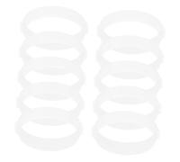 EXHUMKY 10pcs Hamster Tunnel Connectors Sturdy Plastic Tube Rings Diy Hamster Cage Accessories for Safe Play Indoor Outdoor Use for Active Pets