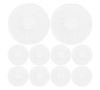 EXHUMKY 10Pcs Handheld Kaleidoscope Camera Filter Kit with Transparent Plastic Prism Lens for Special Effects Optical Photography Accessories