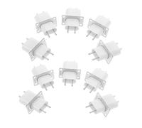 EXHUMKY 10pcs Microwave Tube Terminal Socket Pin Converter Adapter Connection for Microwave Repair Compatible Various Models Easy Installation Enhanced Circuit Stability