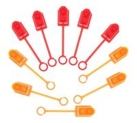 EXHUMKY 10pcs Replacement Xt60 Plug Covers Plastic Insulated Protector Parts Assorted Color Not Easy to Break Protecting Ports from Liquid for Rc Model Battery