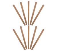 EXHUMKY 10pcs Reusable Poster Carrying Tubes with Strap, 1.5 Inch X 12 Inch Kraft Paper Mailing Tubes for Protection, Transport and Storage of Posters, Artwork and Documents