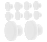 EXHUMKY 10pcs Silicone Plugs for Salt Pepper Shakers and Bottles Reusable Stoppers for Wine Flower Pots Test Tubes Compact Replacement Silicone Plugs for Home and Laboratory Use
