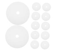 EXHUMKY 12pcs Round Silicone Non-Stick Drying Mat for Food Dehydration Silicone Dehydrator Sheets for Fruit Drying Reusable Pads for Kitchen Use