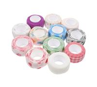EXHUMKY 12pcs Self Adhesive Non Woven Finger Covers Multipurpose Sports Bandages for Finger Protection Callus Prevention and Skin Healing for Athletes and Active Lifestyles