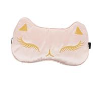 EXHUMKY 1Pc Cartoon Cat Adjustable Eye Mask Silk Blindfold for Shading Comfortable Sleeping Aid for for All Sleep Positions for Friends