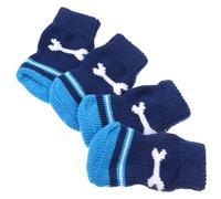 EXHUMKY 2 Pairs Winter Warm Slip Dog Socks S Cotton Pet Socks for Dogs Stylish Easy to Clean Traction Design for Indoor Outdoor Use Replaceable