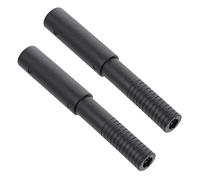 EXHUMKY 2 Pcs Golf Club Extension Stick Golf Extension Rod Steel Shaft Graphite Golf Club Extensions Putter Extension Kit Golf Club Extenders Pole Lengthen Woods Parts Extended Pp Black