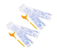 EXHUMKY 2 Sets Adjustable Foot Massage Sock Set with Detachable Sticks Reflexology Acupressure Tool for Heel and Arch Relief Stimulates Pressure Points Fits Various Foot Shapes Womens