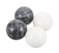 EXHUMKY 2 Sets Marble Hand Massaging Balls Stress Relief Rolling Hand Exercise Fitness Balls for Adults and Relaxation
