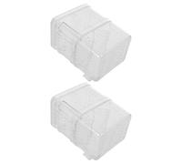 EXHUMKY 2pcs Aquarium Fish Breeding Box Small Acrylic Isolation Tank Breeding Incubator Hatchery Separator for Guppy Fry and Betta Fish Parenting