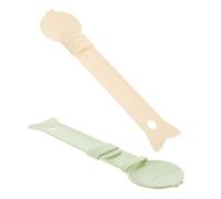 EXHUMKY 2pcs Cat Spoon Squeeze Dispenser for Wet Snacks Multi-use Utensil for Cat Treats and Water Easy to Clean Ladle for Efficient Feeding and Dogs