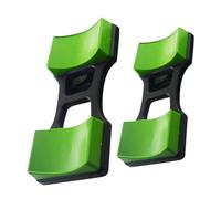 EXHUMKY 2pcs Double Layer Dumbbell Rack Stand with Slip Pads Space Saving Plastic Weight Holder for Home Gym Fitness Supplies Small Barbell Storage Organizer for Efficient Dumbbell Storage