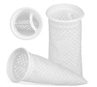 EXHUMKY 2pcs Honeycomb Filter Sock Washable Aquarium Filter Media Bag Efficient Filtration for Fish Tanks and Sumps Easy to