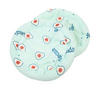 EXHUMKY 2pcs Ice Silk Pet Cooling Cushion Soft Hamster Bedding Pad Large Green Avocado Mat for Small Pets Rabbit Bed