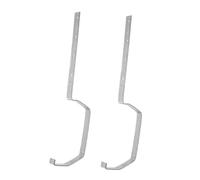 EXHUMKY 2pcs Iron Gutter Bracket Rack for Roof Sturdy Rain Gutter Support for Drainage System Maintenance