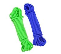 EXHUMKY 2pcs Jump Rope Funny Skipping Rope for Boys and Durable Elastic Band for Outdoor School Activities Meters Green Blue