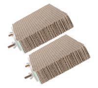 EXHUMKY 2pcs Parrot Stand Platform Cockatiel Perch Cardboard Paper Bird Perch Entertainment Easy to Clean Cage Accessory for Parrots