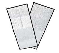 EXHUMKY 2pcs Reptile Heating Pads with Reflective Film and Insulation Pearl Warm Sleep Mats for Snake Lizard Turtle Pets Winter Tank Warmer