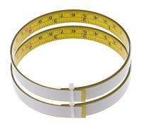 EXHUMKY 2pcs Self Adhesive Steel Measuring Tape Rulers Sticky Tape Measure for Workbench Woodworking and Saw Machines Easy to Read Metric Saving Design