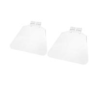 EXHUMKY 2pcs Transparent Bench Grinder Eyeshields Eye Protection Shield for Precise Work Durable Dust Guard with High Transparency Essential Tool for Safety During Grinding