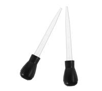 EXHUMKY 2pcs Turkey Baster and Meat Injection Tool 30ml Food-Grade Basting Suction Pump Cooking Marinade Injector Set for Grilling and Roasting Black
