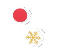 EXHUMKY 300pcs Christmas Snowflake Confetti Glitter Table Sprinkles in Red Green Gold Silver Festive Winter Party Decoration for Holiday Celebrations and Dessert Displays
