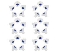 EXHUMKY 30pcs Pe Separatory Funnel Stopper Plug, Laboratory Glassware Dust Cover, Analytical Lab Funnel Stopper for Chemical Experiments and Research Use