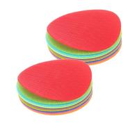 EXHUMKY 36pcs Reusable Carpet Spot Markers Colorful Floor Dots for Classroom Non Damaging Adhesion for Carpets Hardwood Tiles Supports Teamwork Coordination Kindergarten and Elementary