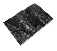 EXHUMKY 3d Simulated Rock Aquarium Decorative Background Board for Fish Tank and Reptile Habitat, Pu Material Fish Aquarium Backdrop Suitable for Turtle and Snake Terrarium, Landscape