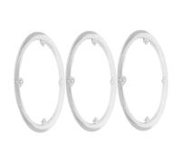 EXHUMKY 3pcs Bicycle Chain Guard Durable Crankset Protector for Teeth Chainring Cover Enhanced Stability for Mountain and Road Cycling