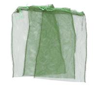 EXHUMKY 3Pcs Mesh Drawstring Fish Storage Bags Lightweight Foldable Fishing Accessories Netting Mesh for Outdoor Use Random Color Random Color