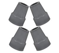 EXHUMKY 4pcs Non- Rubber Cane Tips for Diameter Walking Sticks Hiking Poles and Crutches Easy to Replace Foot Pads for Enhanced Stability and Traction