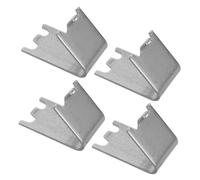 EXHUMKY 4pcs Refrigerator Shelf Clip Universal Support Bracket for Fridge and Freezer Sturdy Plastic Shelf Clips for Easy Installation and Secure Fit