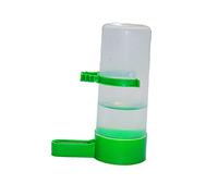 EXHUMKY 5PCS Automatic Bird Drinker with Large Capacity No Mess Water Sprinkler Cup for Birds Easy to Install Cages Walls for Budgies Cockatiels and More