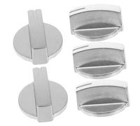 EXHUMKY 5pcs Gas Stove Control Knobs Rotary Off Knobs for Kitchen Cooker Easy Install Gas Hob Accessories Lightweight and Compact Design Compatible with Ovens and Stoves