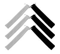 EXHUMKY 6pcs Flute Bag Organizer Pouch Set Stylish Cloth Drawstring Design Easy to Adjust Storing and Protecting Instrument on The Go