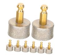EXHUMKY 8pcs Pet Nail Grinding Heads for Drill Bit Dog Cat Nail Grinder Replacement Tips Metal Safe and Efficient