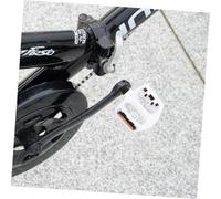 EXHUMKY Aluminium Alloy Bike Pedals with Single Rolling Ball Bearing Multi-purpose Bicycle Pedal for Road Mountain Folding Urban and Bikes Easy to Install Milk White Finish