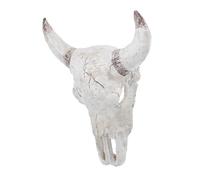 EXHUMKY Bearded Dragon Tank Decor Resin Cattle Skull Hideout for Reptiles Safe Comfortable Cave for Lizards Snakes and Amphibians Easy Maintenance Aquarium Decoration