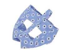 EXHUMKY Breathable Blue Cat Mouth Cover Anti-Bite Cloth Hood Muzzle Medium Size for Grooming and Medication Protection