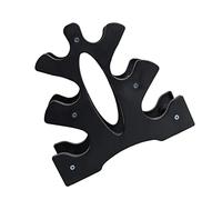 EXHUMKY Compact 3-Tier Dumbbell Rack Vertical Dumbbell Storage Stand for Home Gym Sturdy Powder-Coated Steel Display Organizer for Fitness Equipment