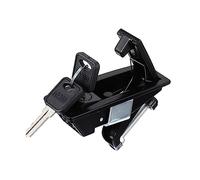EXHUMKY Compression Latch Adjustable Flush Lever Lock Toolbox Cabinet Lock for Security Suitable for Electrical Enclosures Trailers and Caravans Black Key Type