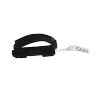 EXHUMKY Elderly Eating Assistance Utensils for Rehabilitation Adaptive Fork and Spoon Holder for Disabled Users for Weak Grip Support