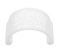 EXHUMKY Floating Betta Hammock: Aquarium Betta Rest Platform - Shrimp Leaf Bed Hideout - Nano Tank Floating Plastic Perch for Fish Resting Spot Tank White